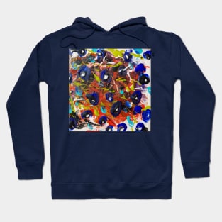 Flores abstractas Hoodie